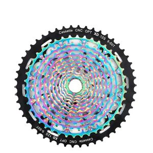 साइकिल बाइक कैसेट एमटीबी Freewheel 11/12 गति 9 टी ~ 50 टी एकीकृत कैसेट चक्का बाइक भागों हब कैसेट सीएनसी प्रौद्योगिकी