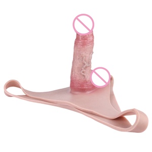 Lifelike Hollow Strap on <b>Dildo</b> for Men With Silicone Pants Sex Tool - Product Image 1