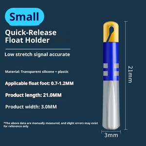 Adattatore galleggiante a <span class=keywords><strong>sgancio</strong></span> <span class=keywords><strong>rapido</strong></span> indispensabile | Appositamente per esche e <span class=keywords><strong>pesca</strong></span> scorrevole, connettore in Silicone a scatto - Product Image 6