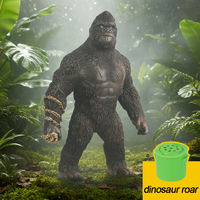 Juguete Decorativo de PVC Ecológico de 30x10x38cm con Función de Sonido, Modelo de Chimpancé/Gorila con Algodón
