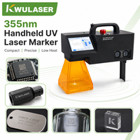 Machine de marquage laser UV portable 5W, graveur fin 355nm pour composants électroniques, verre, plastique, système de codes QR