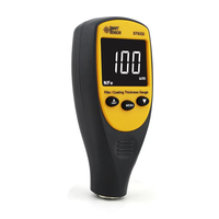 ST9332 Testeur d'épaisseur de revêtement numérique portable mini en plastique pour peinture automobile, film et cuir