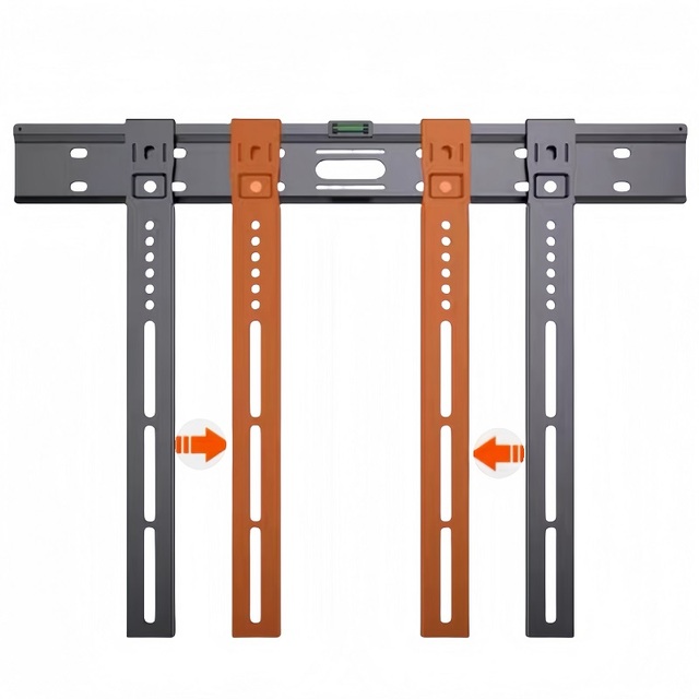 Simple TV Wall Mount Fixed TV Stand Solid Easy Assemble TV Bracket for Home Office