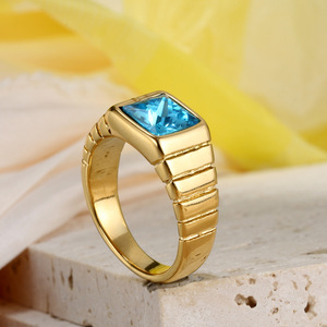 خواتم أنيقة فاخرة مرصعة بالأحجار الكريمة للرجال والنساء - Product Image 4