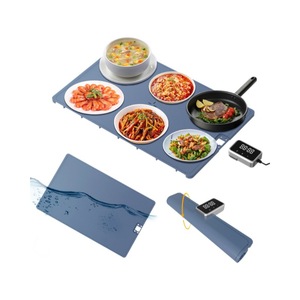 Bandeja de calentamiento de alimentos eléctrica enrollable de silicona para mantener la comida caliente de cocina KISUN - Product Image 1