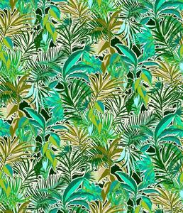 Tissu de course en rayonne de viscose artistique avec de beaux motifs floraux pour la couture de vêtements pour femmes et de collections de mode de boutique - Product Image 1