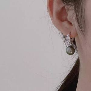 อุปกรณ์ทำต่างหูมุกเงินแท้ S925 รุ่น 22609 สำหรับงาน DIY ต่างหูแฟชั่นแบบเกี่ยวหู พร้อมลูกปัดขนาด 9-13 มม. ตัวฐานต่างหูแบบเปล่าสำหรับใส่ลูกปัดขนาด 9-13 มม. - Product Image 3