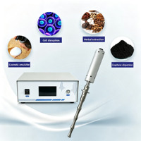 Homogénéisateur ultrasonique à traitement continu 3000 W, sonicator ultrasonique à dispersion ultrasonique 20 kHz avec sonde