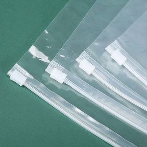 Bolsa de Plástico Transparente con Cierre Zip, Un Lado Transparente y Otro Lado Esmerilado, para Empacar Ropa y Zapatos, Disponible en Stock - Product Image 5