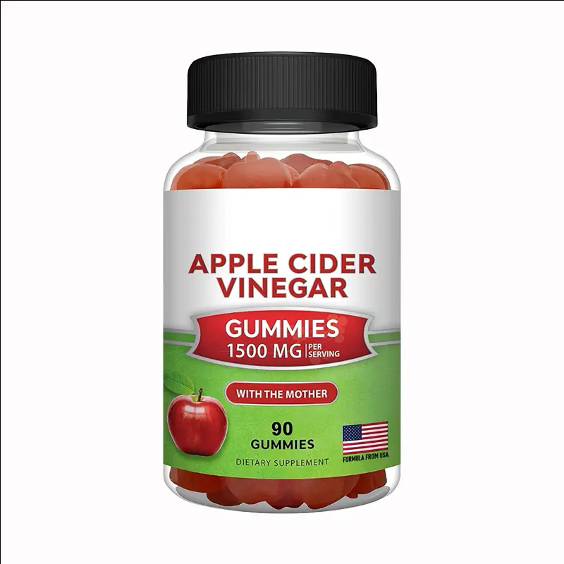 ACV Apple Cider Vinegar Gummies Natural Support for Advanced Weight Loss, Detox, Cleansing, Digestion & Gut Health