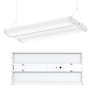 Bán sỉ ETL CE 100W- 320W 3cct & 3Watt cảm biến chuyển động 2ft 4ft tán kho cửa hàng LED hội thảo Bảng điều chỉnh ánh sáng tuyến tính bay cao - Product Image 1