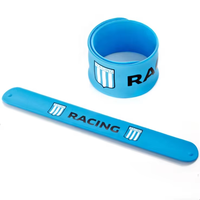 Bracelet à clipser personnalisé pour enfants et adultes, logo personnalisé, bracelet en PVC coloré, cadeau pour activité scolaire