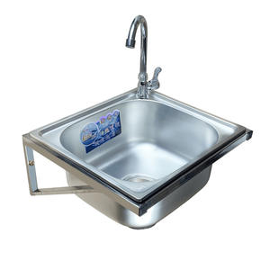 Fregadero de Pared de Acero Inoxidable Lida, de un Solo Tazón, Superficie Pulida, Ecológico, para Cocina y Baño - Product Image 5