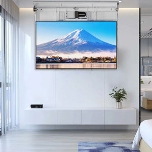 55 "65" 75 "85" بمحرك الوجه أسفل التلفزيون سقف جبل مخفي قابل للسقوط رفع للمنزل والمكتب - Product Image 1