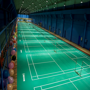 BWF Approved Crystal Sand Pattern <strong>Artificial</strong> <strong>Grass</strong> Badminton Court <strong>Mat</strong> - Product Image 2