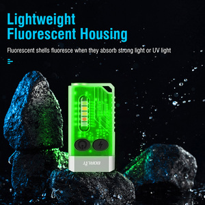 <span class=keywords><strong>BORUiT</strong></span> Nueva <span class=keywords><strong>Linterna</strong></span> de Llavero EDC de 1000lm con LED UV de 365nm, Batería Recargable Integrada de 1000mah, 6 Tipos de Luz Lateral - Product Image 2