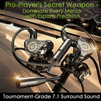 Nouveaux écouteurs filaires de jeu modèle privé PUBG, intra-auriculaires avec positionnement sonore, microphone détachable, universels pour ordinateurs, 3,5 mm
