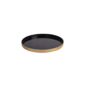 Bandeja redonda de aluminio y Metal de lujo para servir, plato y plato de decoración para el hogar para restaurante, comida rápida o bandejas decorativas de Navidad - Product Image 5
