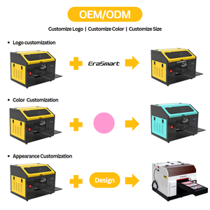 Erasmart A4 L800 i3200 xp600 máy in phun UV máy in cho điện thoại trường hợp bút nhựa gỗ hộp thủy tinh véc ni UV phẳng máy in - Product Image 3