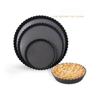 Nuova teglia da forno rotonda staccabile in pizzo resistente al calore e facile da pulire per <span class=keywords><strong>torte</strong></span>/<span class=keywords><strong>torte</strong></span>/pizze - Product Image 1