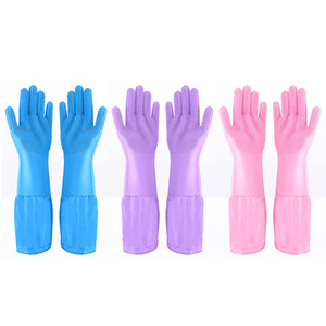 Zhaoxing Pet Cleaning Gloves Silicone Thickened <b>Extended</b> For Dog Hair Removal Bath Massage <b>Brush</b> - Product Image 1