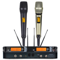 Micrófono Inalámbrico de Mano Profesional SKM9000 de Alta Calidad True Diversity Sistema de Karaoke UHF
