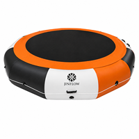 Plateforme de saut gonflable aquatique JINFLOW en PVC, installation rapide, île rebondissante pour hôtels et usage extérieur