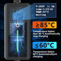 AC EV 7.4kw 22kw 32a type 2 Portable EV Chargeur pistolet ev chargeur type 2