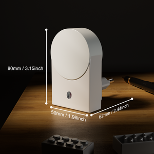 Luz nocturna LED OEM con sensor de luz del anochecer al amanecer, lámpara de pared automática de luz blanca cálida para dormitorio, pasillo, baño, escaleras, cocina - Product Image 2