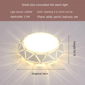Lámpara de Techo Acrílica Moderna Nórdica, Pequeña, para Pasillo y Corredor Interior, Luz LED con Clasificación IP33, Alimentación CA - Product Image 5