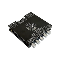 AS21 2.1-Channel TPA3255 untuk Modul Papan Amplifier Digital 220W*2+350W Kit Kontrol Suara Audio Subwoofer