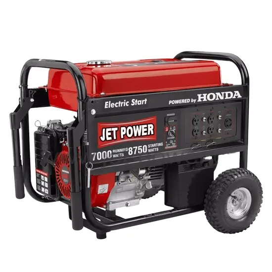 Jet Power Portable Mini 220V 750W 950W Air Cooled Gasoline Engine Gasoline Generators