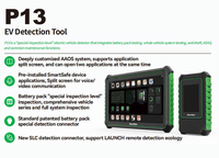 Escáner de diagnóstico de coche Smartsaft P13 EV, nuevo detector de fallas de vehículo de energía, Analizador de motor para mantenimiento P01 P03