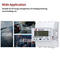 Compteur d'énergie intelligent bidirectionnel Compteur d'énergie électrique avec mesure RS485 Modbus RTU quatre
