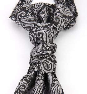 <span class=keywords><strong>Pañuelos</strong></span> de Poliéster y Seda Personalizados, Fabricación de Cravats, <span class=keywords><strong>Pañuelos</strong></span> de Bolsillo Blancos y Negros con Diseño Paisley, Juego de Corbata <span class=keywords><strong>Ascot</strong></span> - Product Image 6
