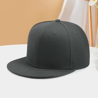 Casquette à visière plate transfrontalière la plus vendue, logo personnalisé, design color-block personnalisé, style hip-hop tendance, 100 % polyester