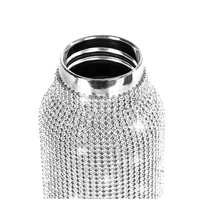 Gobelets isothermes en acier inoxydable de 40 oz avec paille et poignée, 12 couleurs, rose vif, strass scintillants, pour café et voyage – Cadeaux de Noël