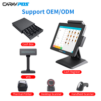 Caisse enregistreuse pour la vente au détail avec restaurant 15 pouces Caisse enregistreuse Vending Salon Tablet Terminal Pos System
