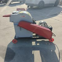 Broyeur de fourrage agricole haute productivité pour foin humide et sec, ensilage, avec moteur et engrenages réglables pour le traitement des aliments