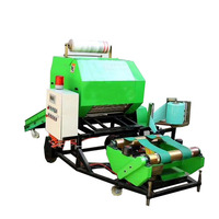 Petite presse à ensilage Presse à ensilage domestique Machine à briqueter à compression le fourrage le maïs la paille le blé