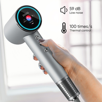 Sèche-cheveux professionnel à moteur sans balais BLDC 110000 tr/min avec buse à ions négatifs et concentrateur pour hôtels et salons OEM