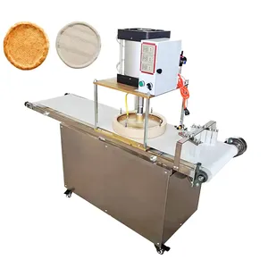 Automatic Pneumatic Pizza Dough Press Machine Naan Bread Crust Tortilla Wrap Making Machine