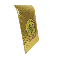 Enveloppes à bulles brillantes or et argent, personnalisables avec autocollant, auto-adhésives, anti-choc, pour petits colis