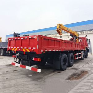 Grue montée sur camion Dongfeng Tianlong 8*4 avec système de flèche hydraulique, grue mobile de 14 tonnes pour levage en construction - Product Image 6