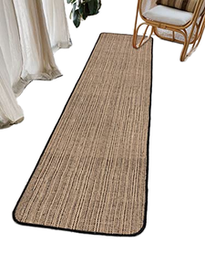 Tapis en jute blanc, écologique, moderne, en peluche épaisse, durable, pour la maison, le camping, la voiture - Product Image 1