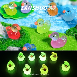 Lanshuo Mini Pato de Resina, Manualidades, Accesorios de Joyería DIY, Adornos de Escritorio, Decoración Creativa, Juguete Modelo 3D - Product Image 5