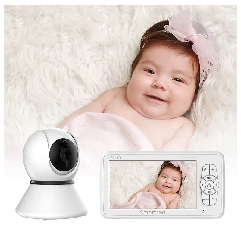 Smart new children crying detection monitoring with camera and night vision video audio babyphone