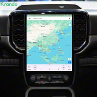 Autoradio Android Krando 12,1 pouces pour Ford Ranger 2023 - 2025 Système audio de voiture Android Stéréo CarPlay sans fil 4G WIFI 128 Go 64 Go