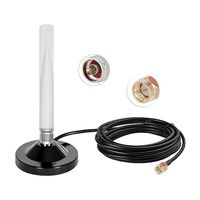 Antenne Wifi extérieure 2.4Ghz/5Ghz résistant à la corrosion 5Dbi à gain élevé N Type PC omnidirectionnel