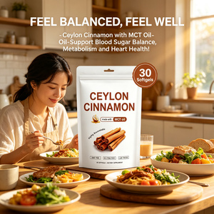 Cápsulas Blandas de Canela de Ceilán Orgánica de Alta Potencia con Aceite MCT, 30 Cápsulas Blandas, Suplemento Dietético para la <span class=keywords><strong>Salud</strong></span> Antioxidante y Metabólica - Product Image 4